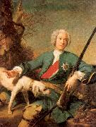 Jean Marc Nattier Peter I oil